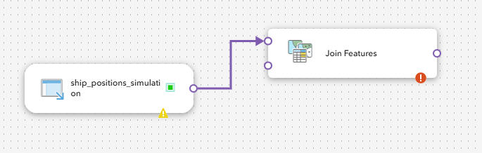 Join Features tool connected to the feed